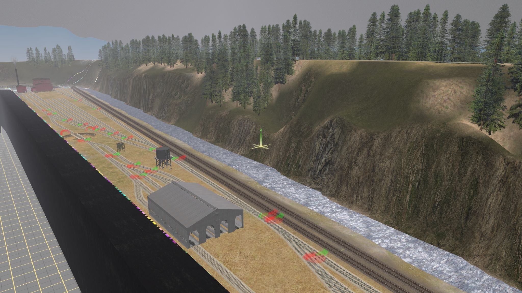 The-C%26BM-Yard.-The-approach-to-Camp-%234-is-on-top-of-the-ridge-at-left..jpg