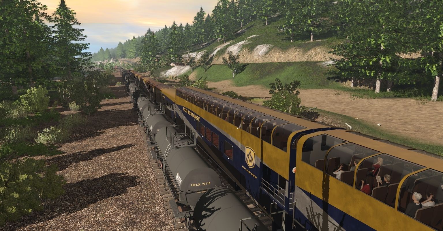 Trainz 2019 dlc: canadian rocky mountains - golden bc for machine gun