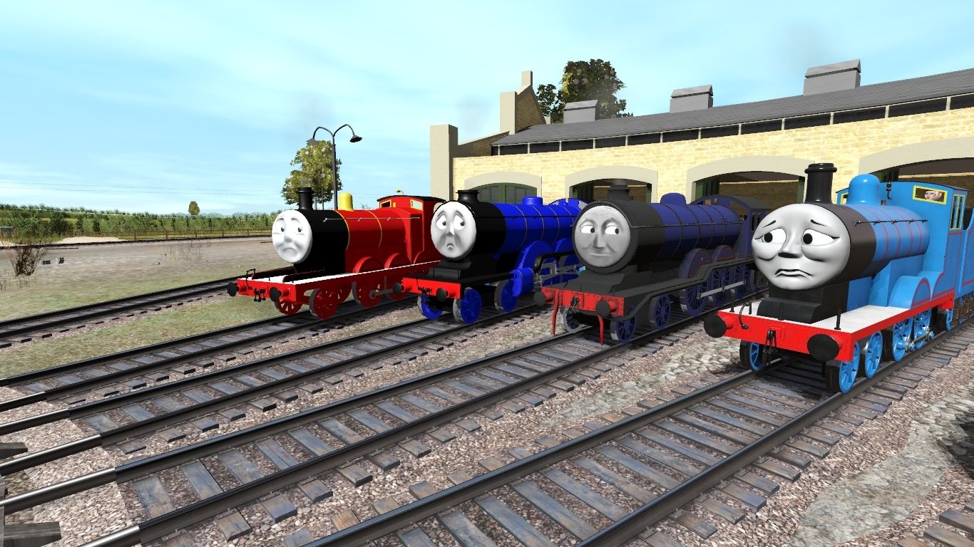 My New Johnson the red engine reskin for Trainz by