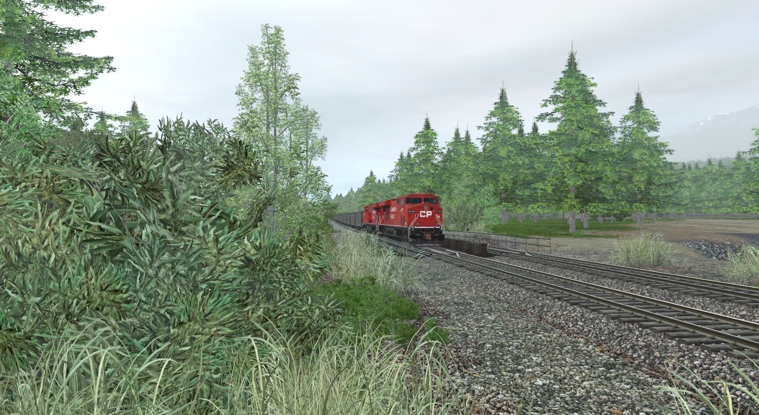 Trainz 2019 dlc: canadian rocky mountains - golden bc for machine gun