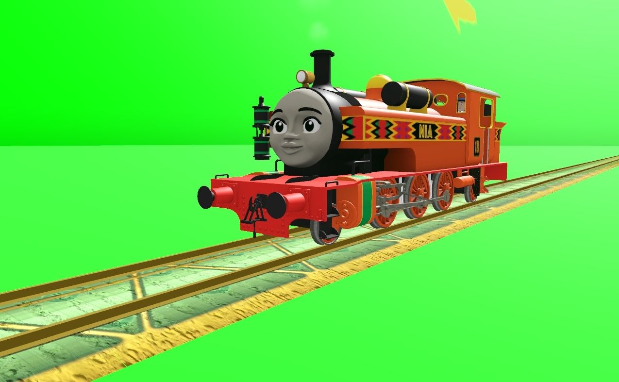 wooden nia train