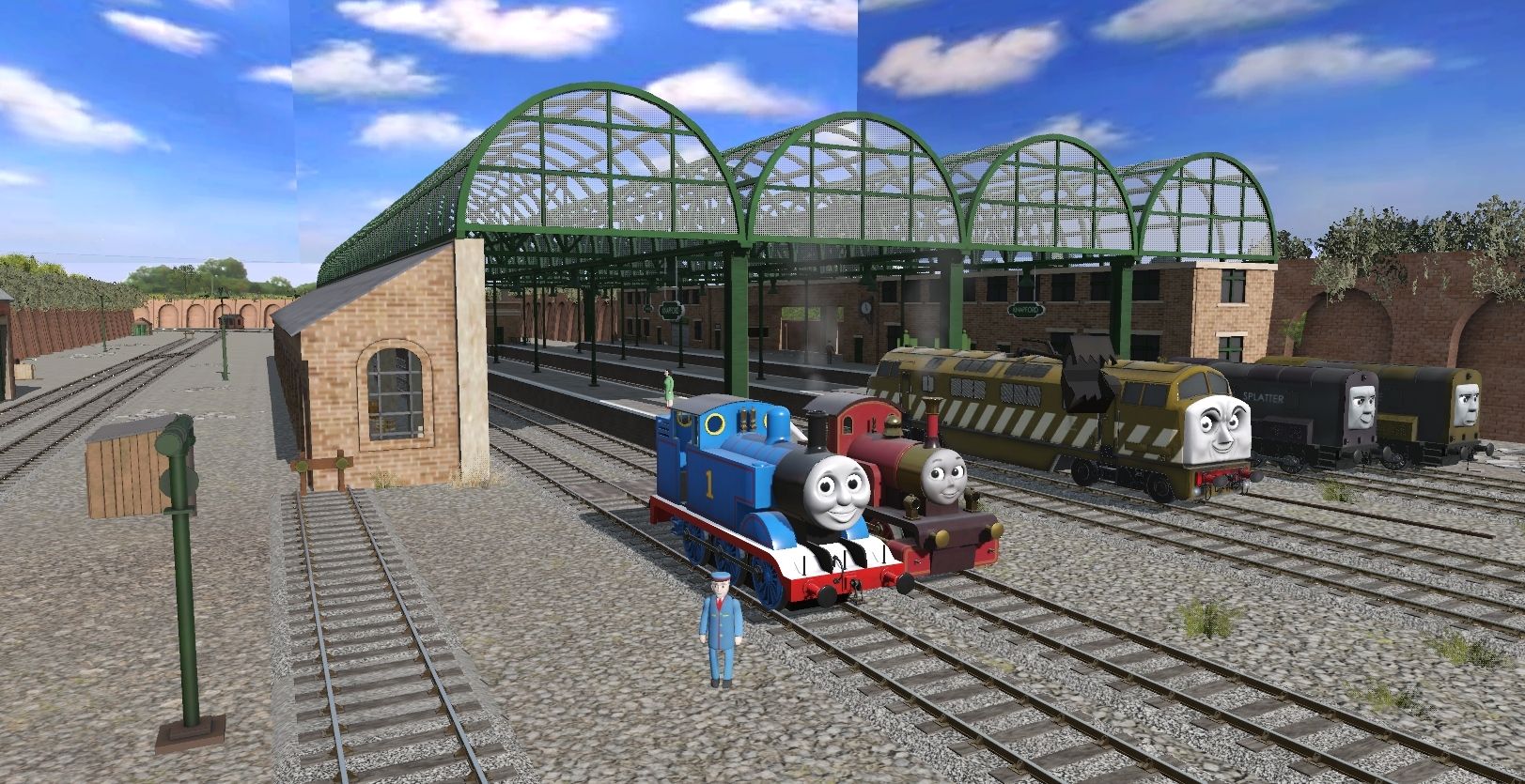 thomas and the magic railroad splatter and dodge