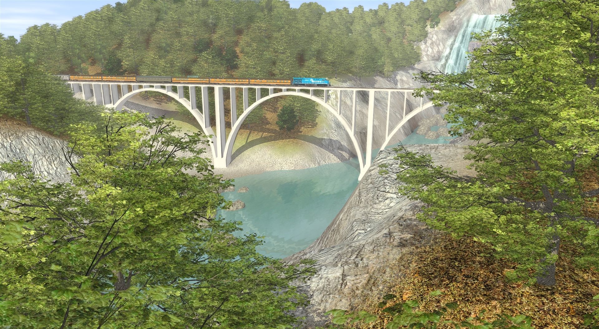 The-afternoon-scenic-train-crosses-over-the-Halloway-Gorge-Bridge-as-it-approaches-White-River-Junction-station.jpg