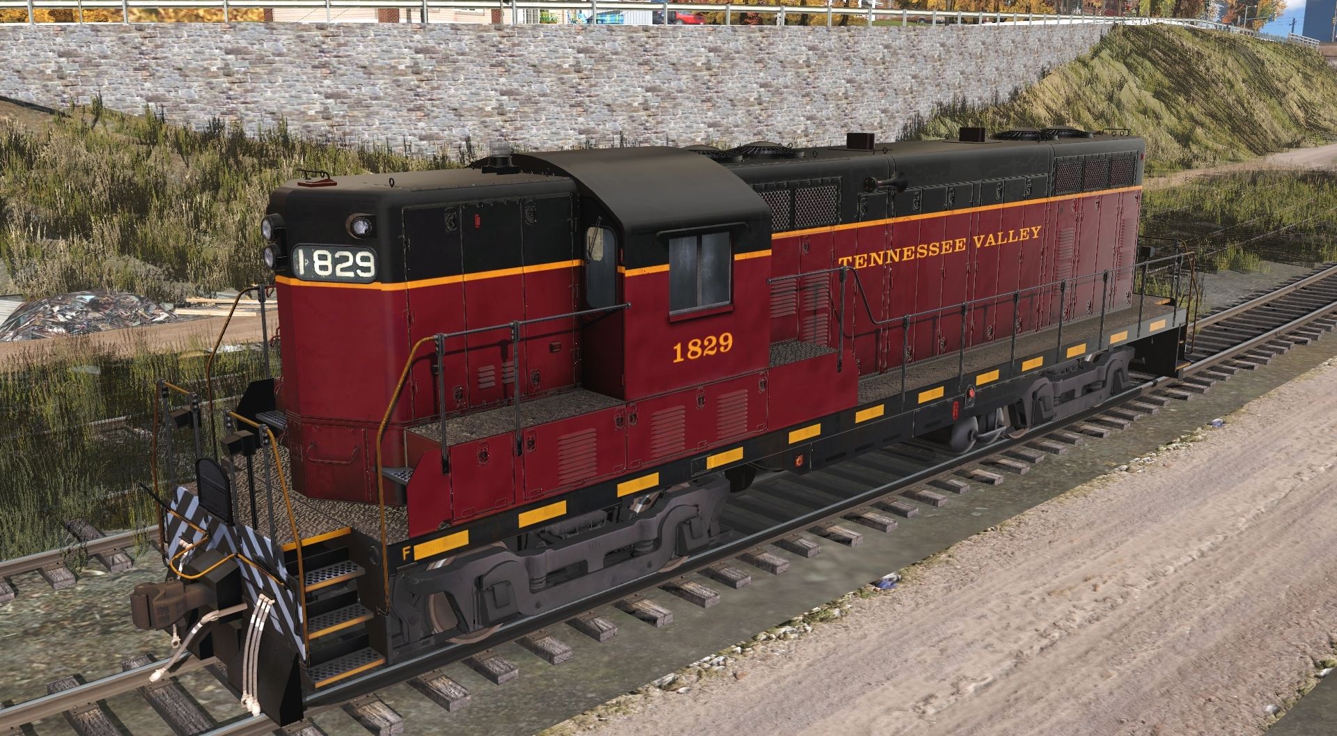 My New Johnson the red engine reskin for Trainz by