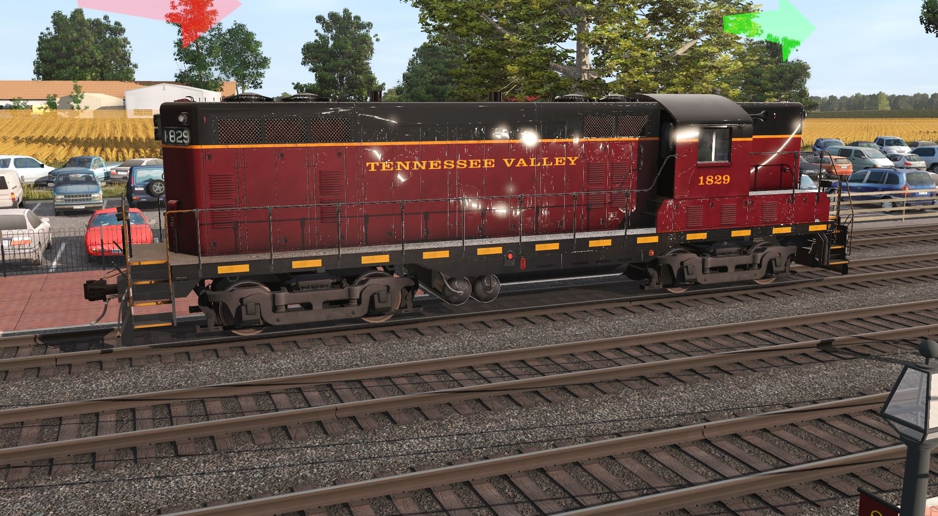 My New Johnson the red engine reskin for Trainz by